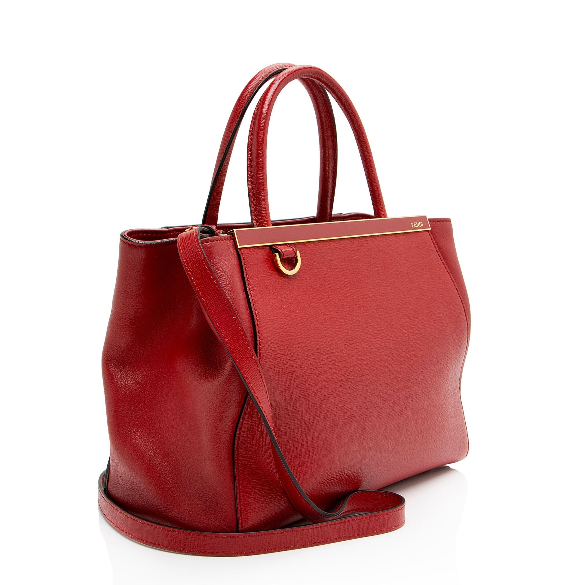 Fendi Leather Petite 2Jours Tote