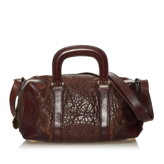 Fendi Leather Satchel (29169)
