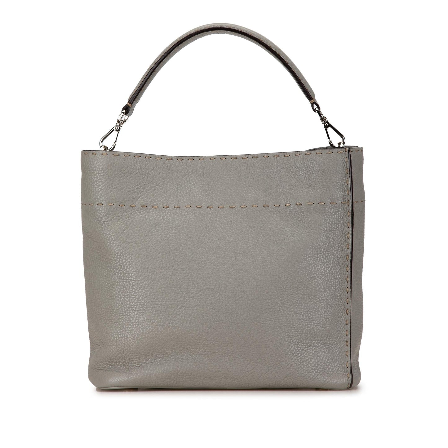Fendi Leather Selleria Anna Satchel (olUVO5)