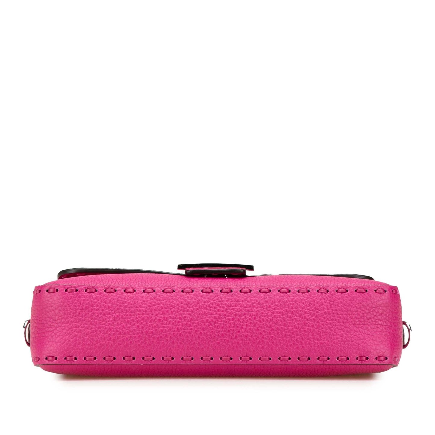 Fendi Leather Selleria Baguette Satchel
