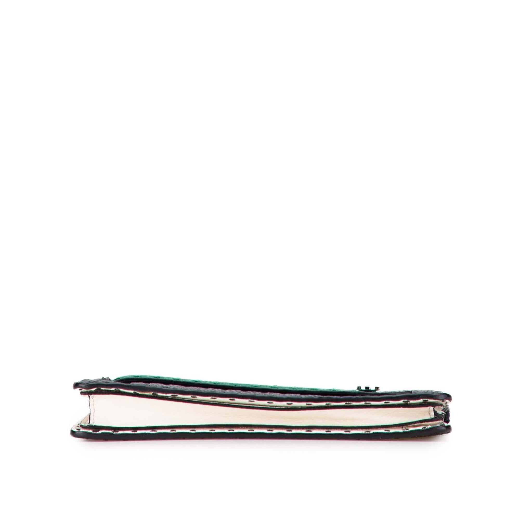 Fendi Leather Selleria Clutch