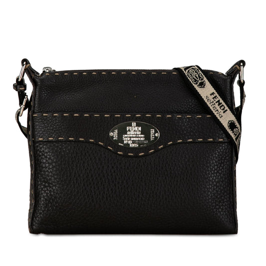 Fendi Leather Selleria Crossbody (w68jgn)