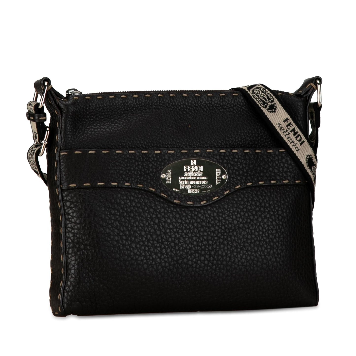 Fendi Leather Selleria Crossbody (w68jgn)