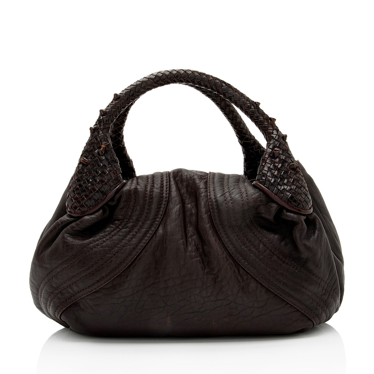 Fendi Leather Spy Baby Satchel (SHF-gPwLc8)