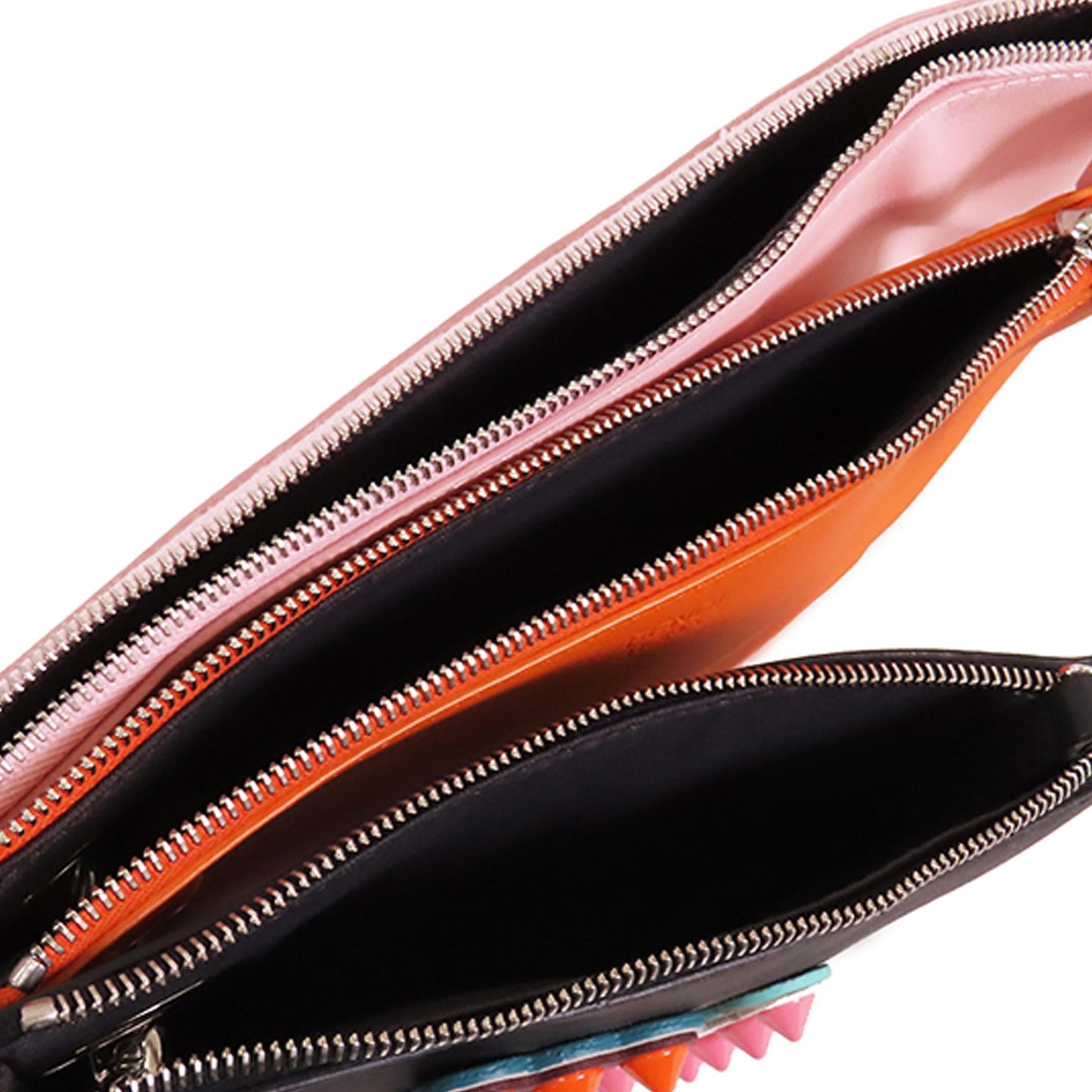 Fendi Leather Triplette Clutch Bag (sSklWg)