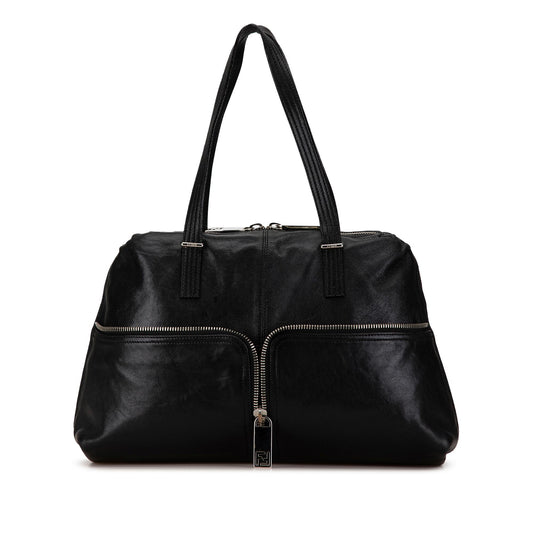 Fendi Leather Unzipped Shoulder Bag (JpD9gb)