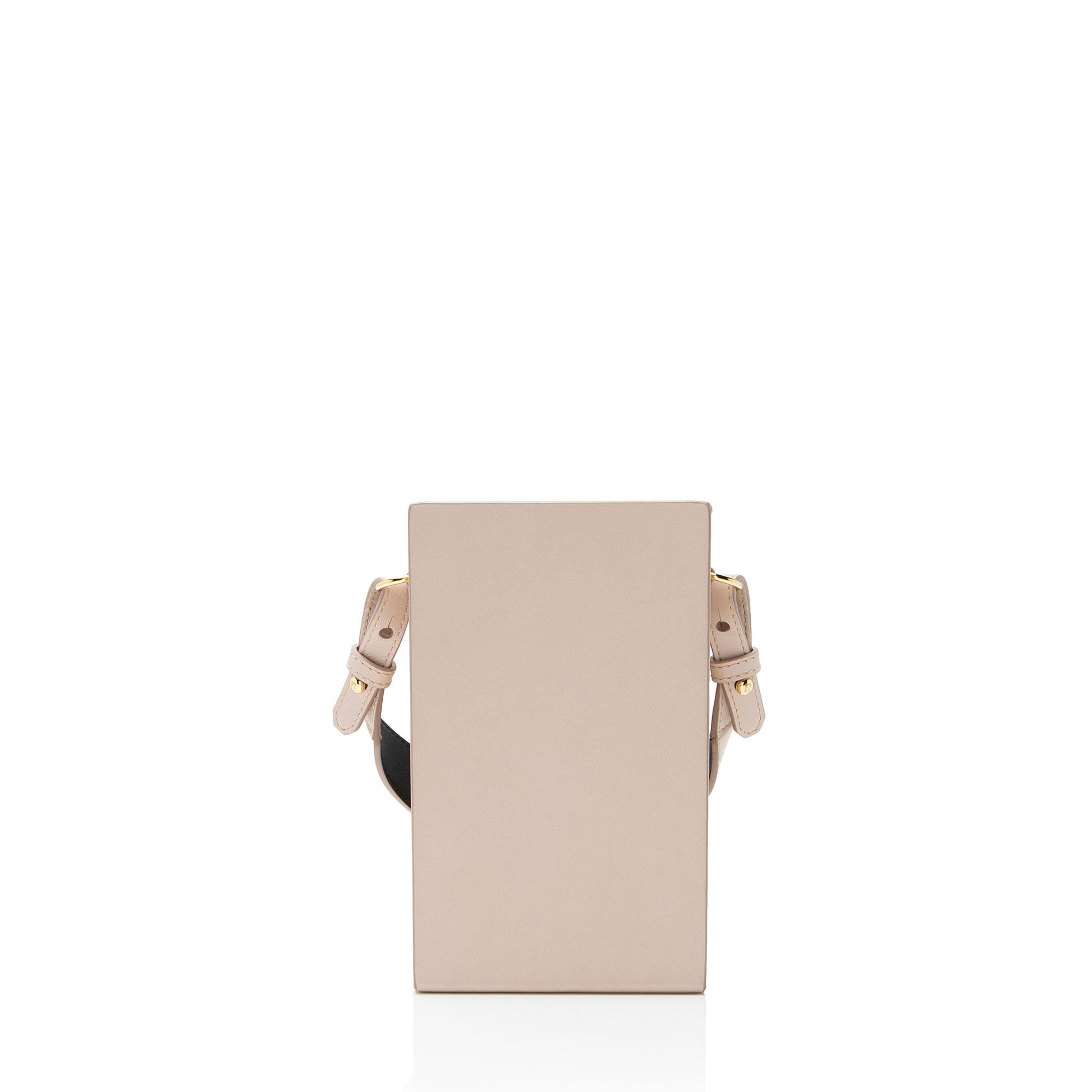 Fendi Leather Vertical Box Shoulder Bag