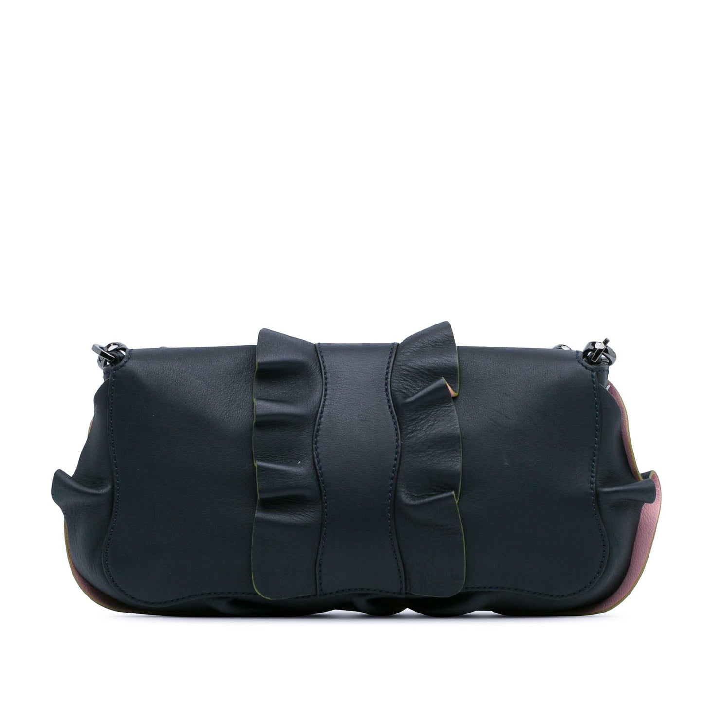 Fendi Leather Wave Baguette (jabYXM)
