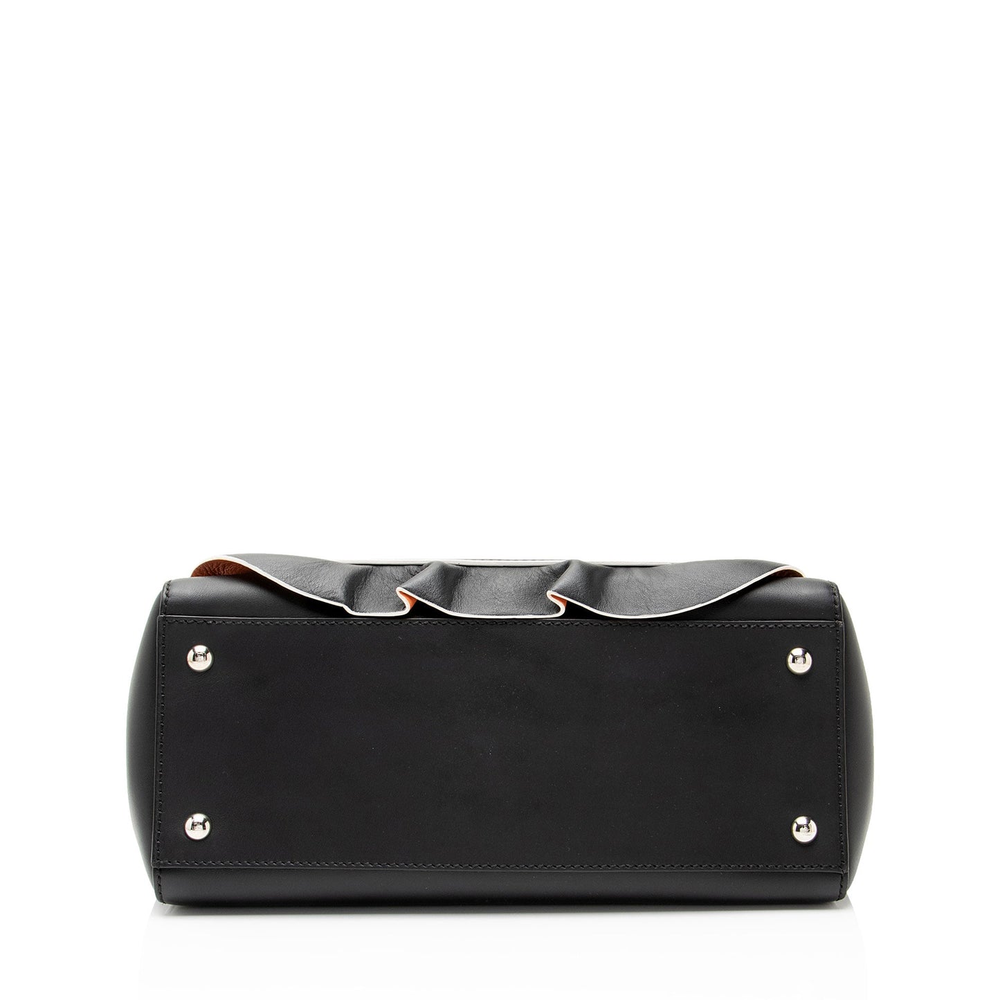 Fendi Leather Waves Dotcom Medium Satchel