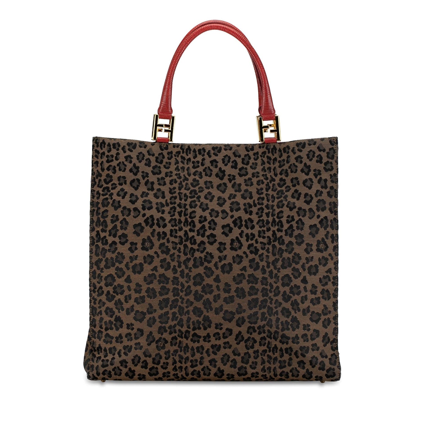 Fendi Leopard Print Canvas Tote (KYQBn0)