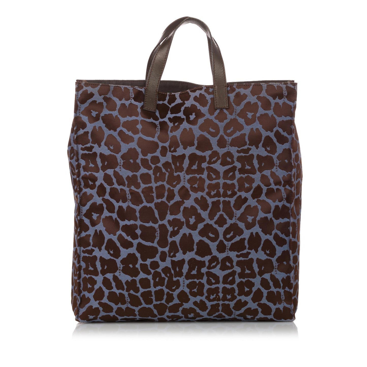 Fendi Leopard Print Nylon Tote Bag (31059)