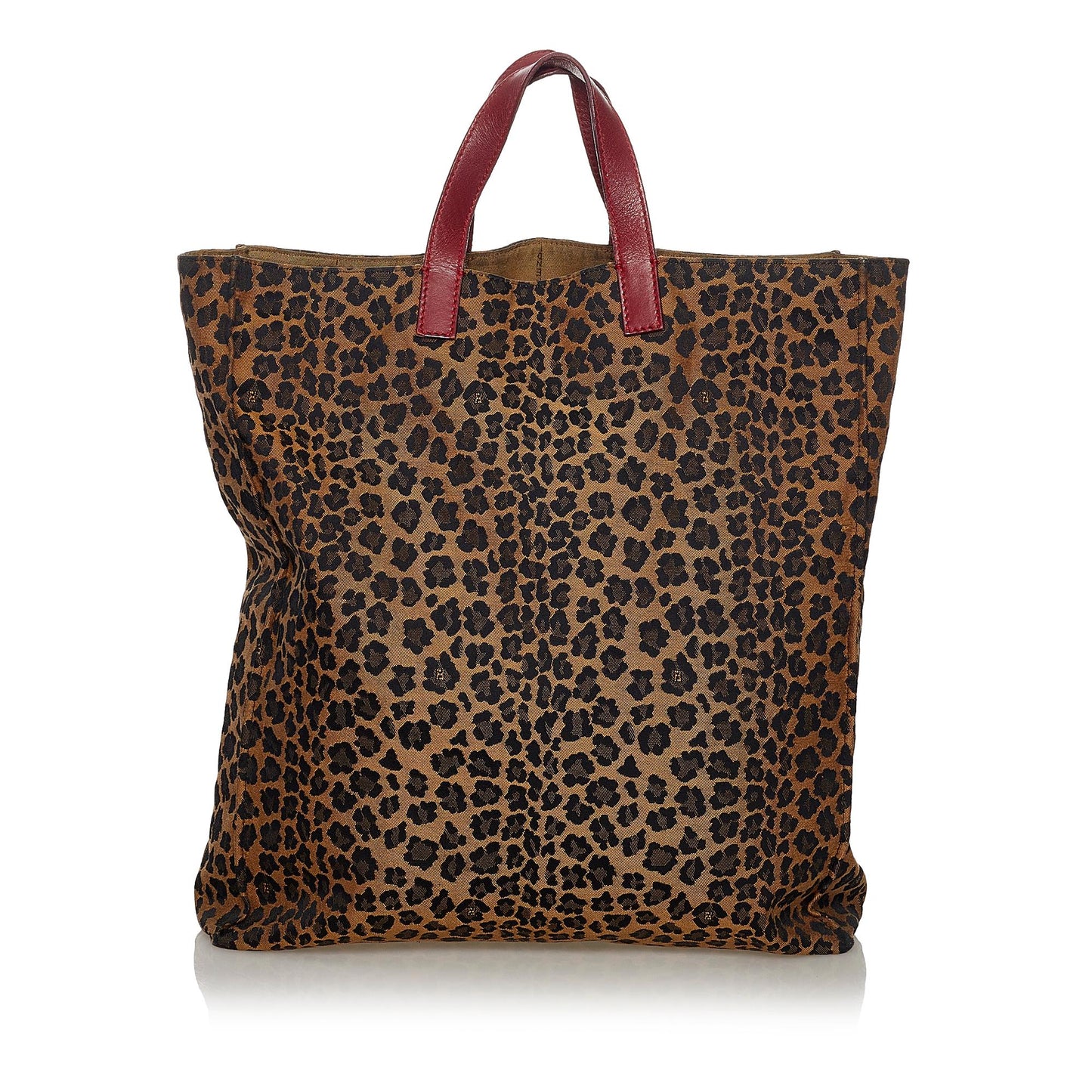 Fendi Leopard Print Nylon Tote Bag (33460)