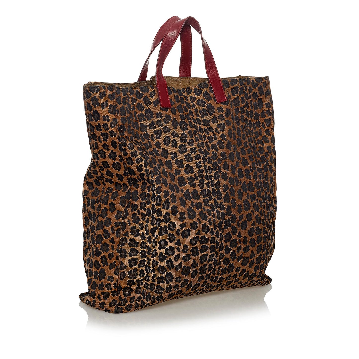 Fendi Leopard Print Nylon Tote Bag (33460)