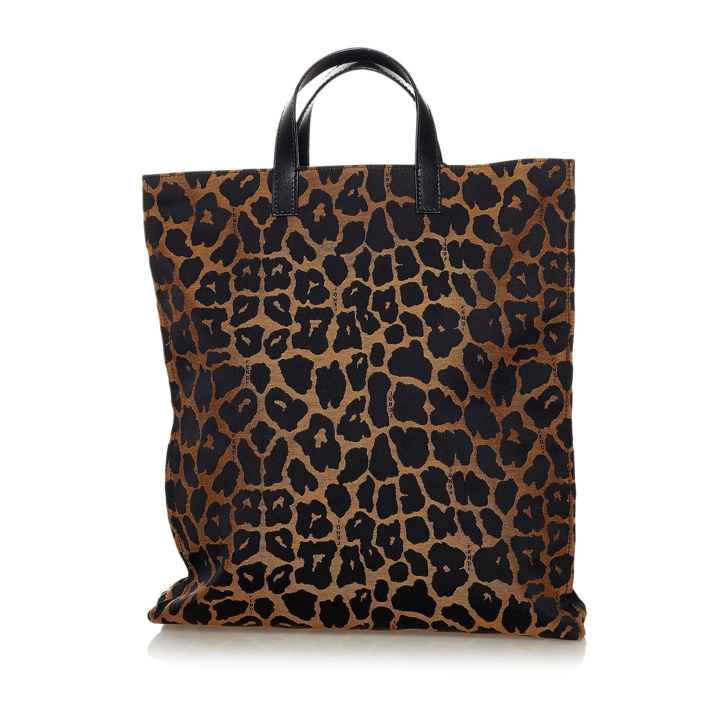 Fendi Leopard Print Nylon Tote Bag (33837)