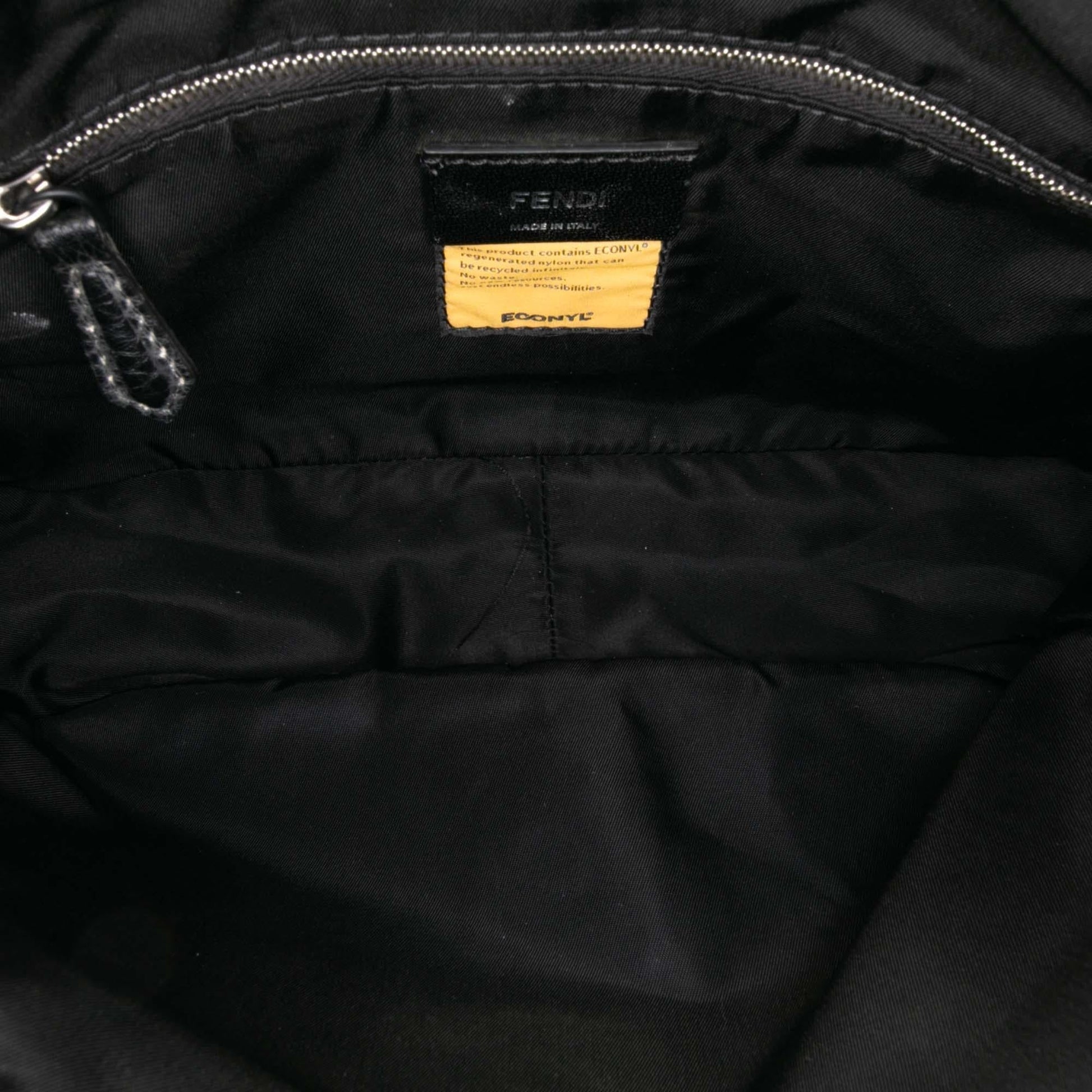 Fendi Zucca Canvas Shoulder Bag