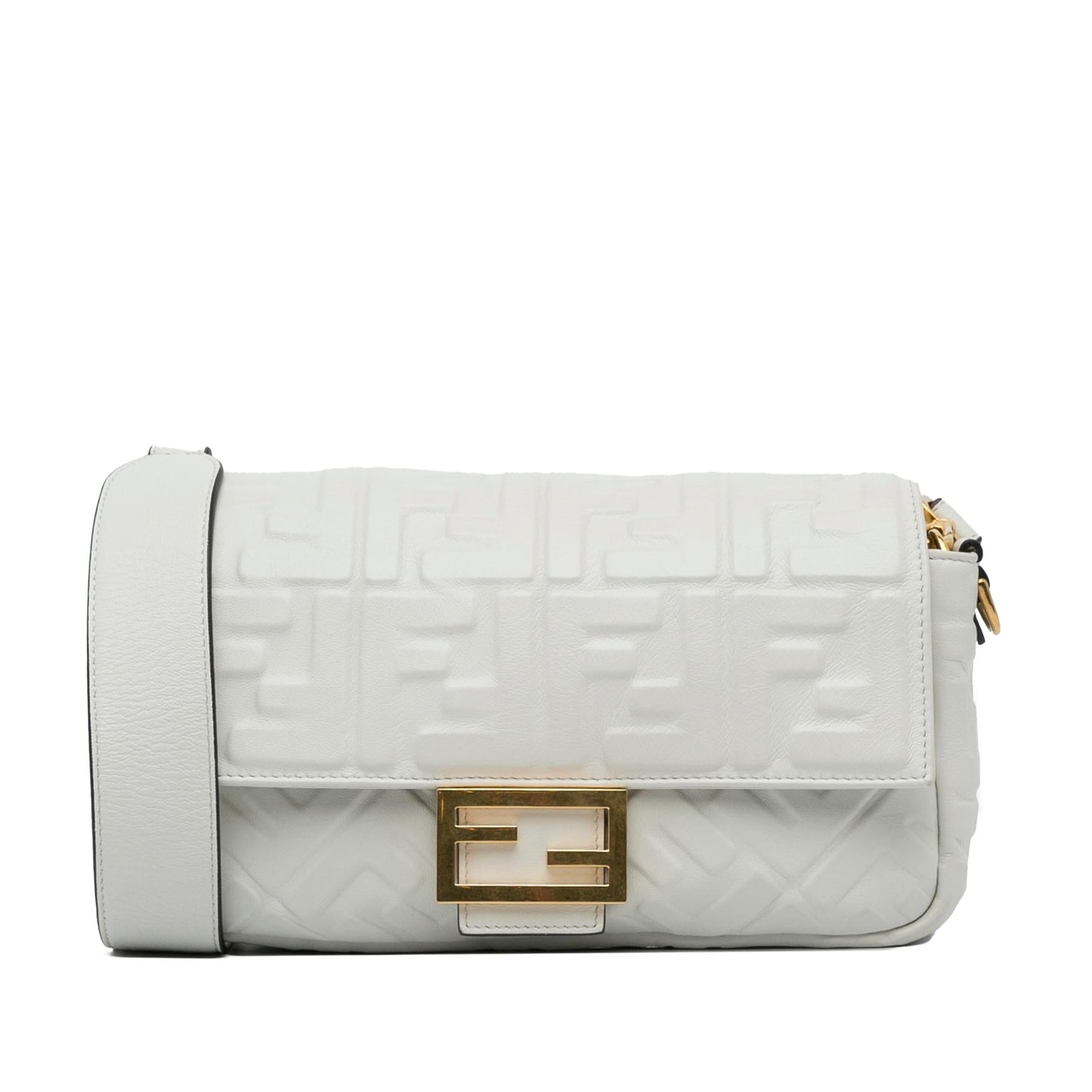 Fendi Medium Embossed FF Baguette (DinKAf)