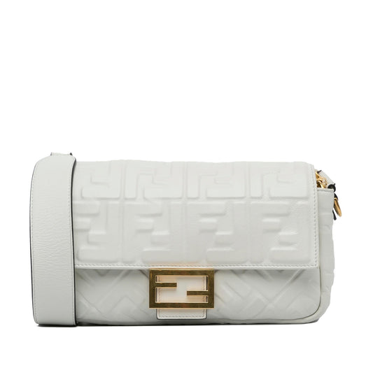 Fendi Medium Embossed FF Baguette (DinKAf)