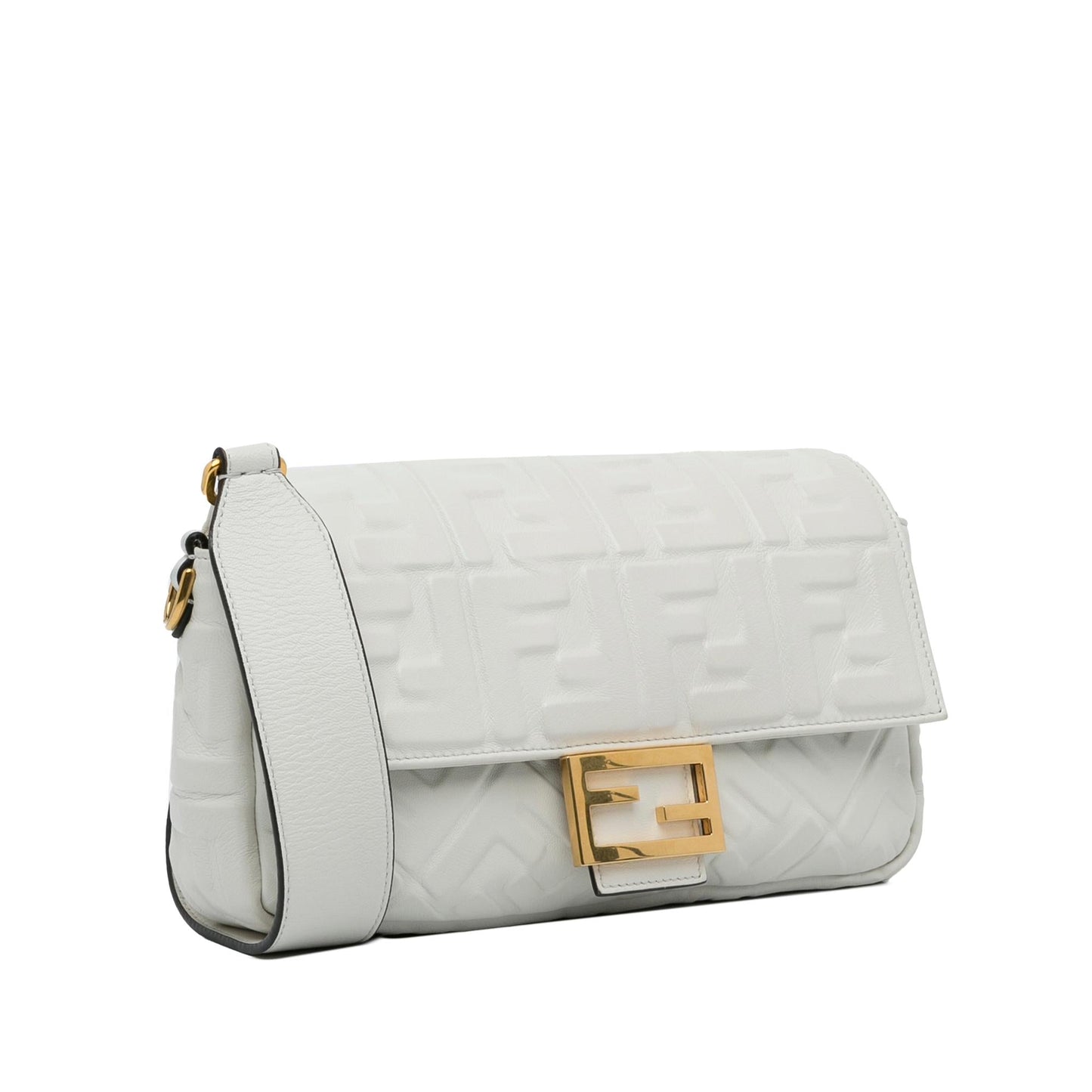Fendi Medium Embossed FF Baguette (DinKAf)