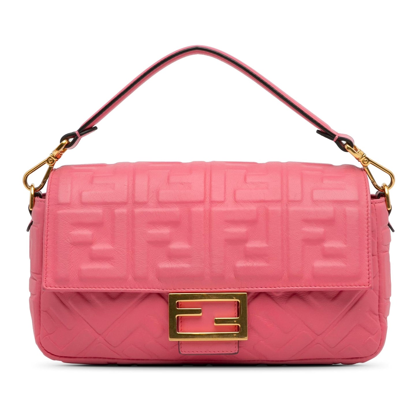 Fendi Medium Embossed FF Baguette (l1qzmb)