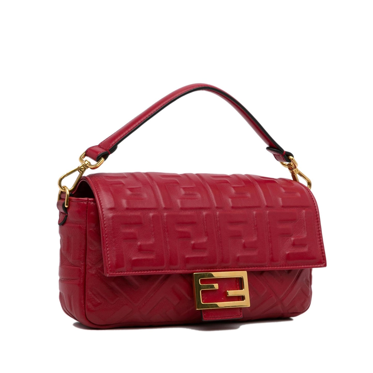 Fendi Medium Embossed Zucca Baguette (nWpDEM)