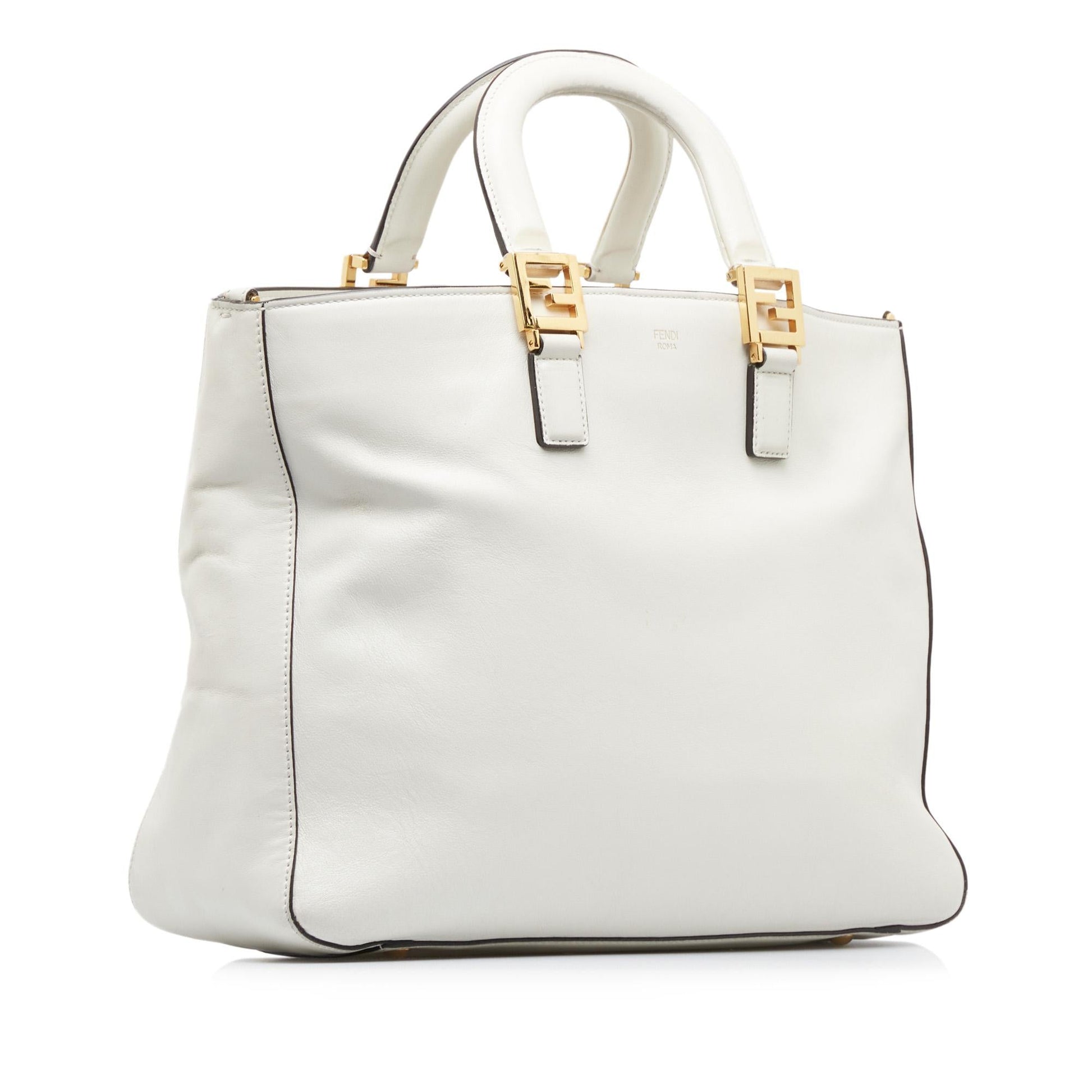 Fendi Medium Glacier FF Tote (SHG-PBFmzo)