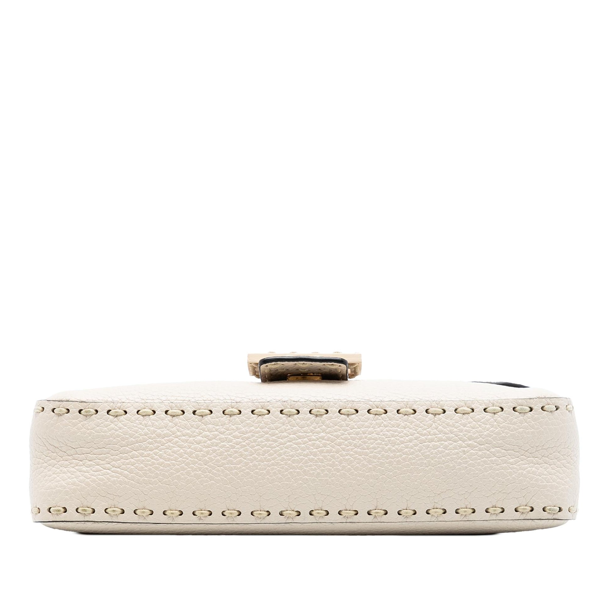 Fendi Zucchino Canvas Shoulder Bag
