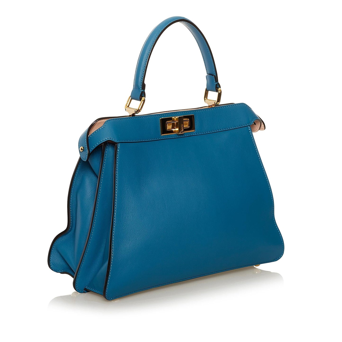 Fendi Medium Peekaboo ISeeU Leather Satchel (35135)