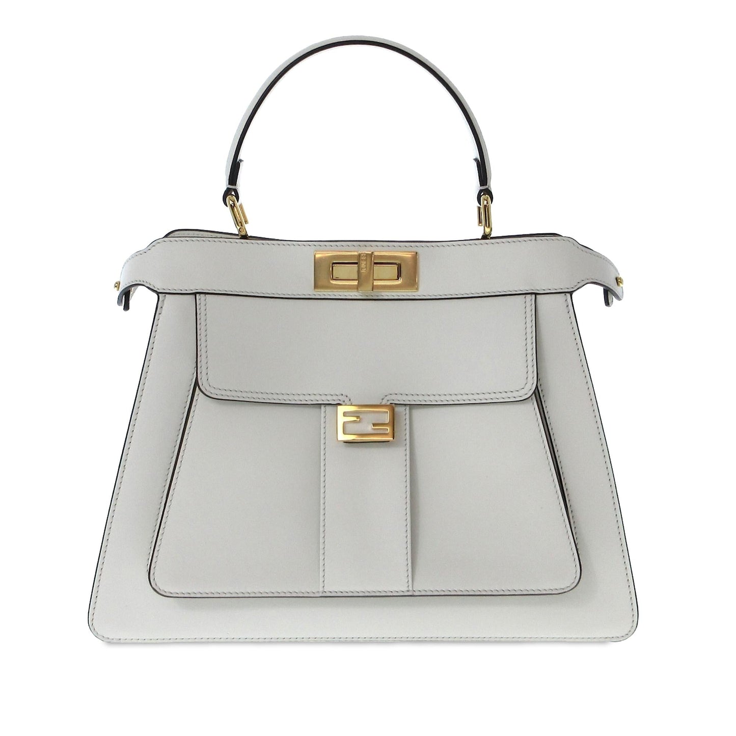 Fendi Medium Peekaboo ISeeU Satchel (OGHegj)