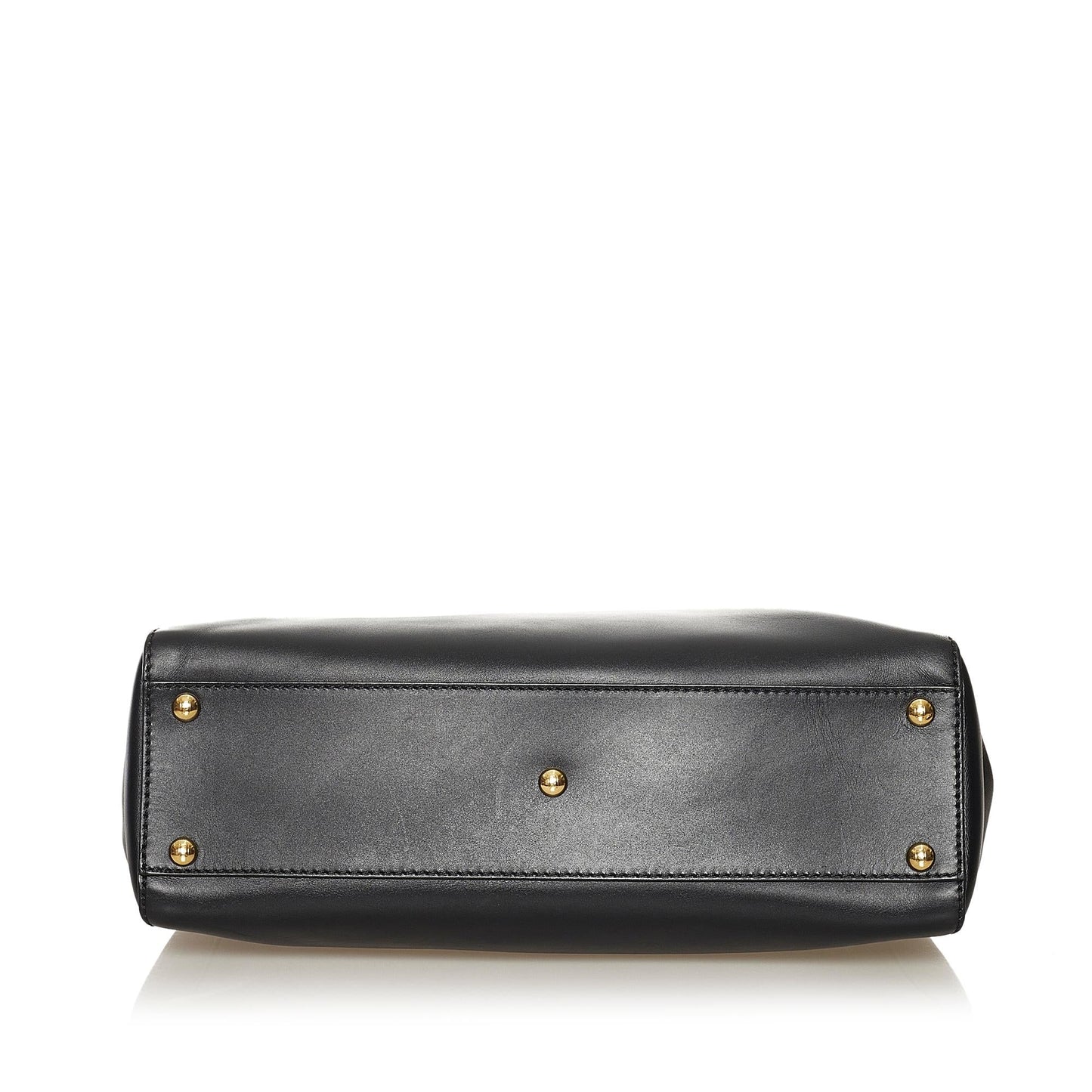Fendi Medium Peekaboo Leather Satchel