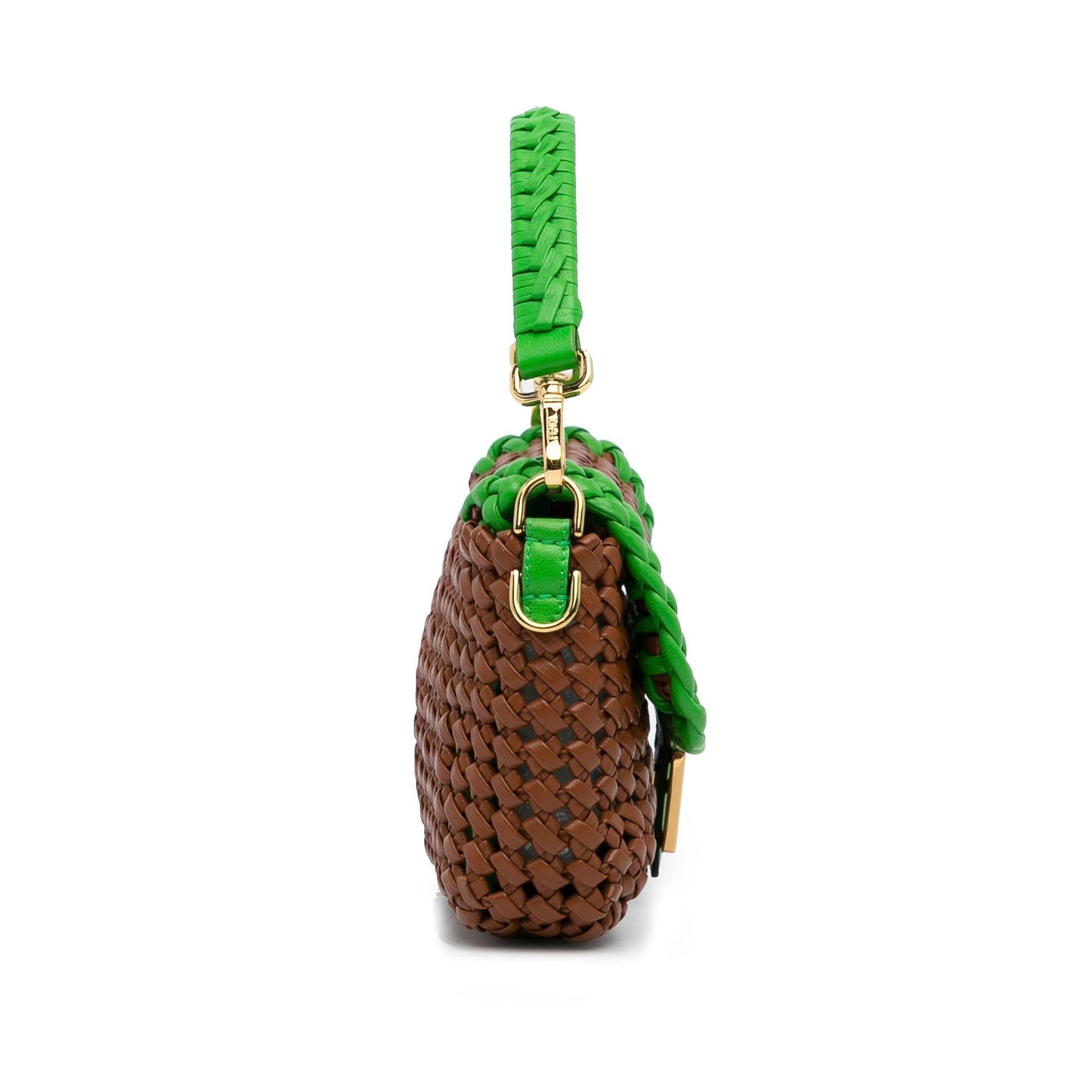 Fendi Medium Woven Leather Baguette Bag (TagzzS)