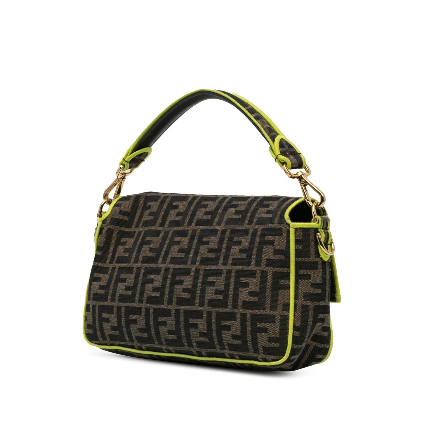 Fendi Leather Selleria Baguette Satchel