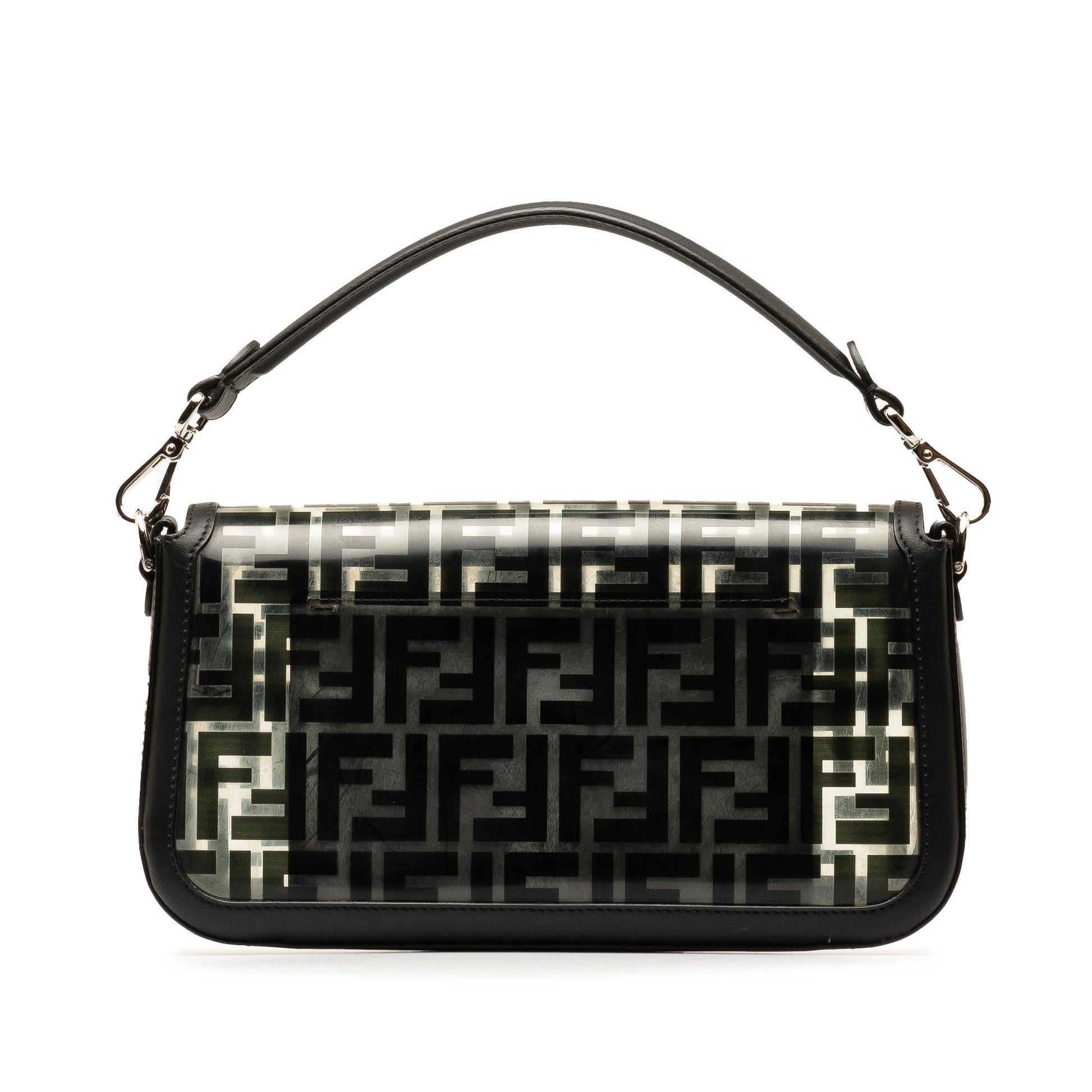 Fendi Medium Zucca PVC Baguette Satchel