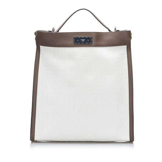 Fendi Medium Zucca Peekaboo X-Lite Satchel (YFsO03)