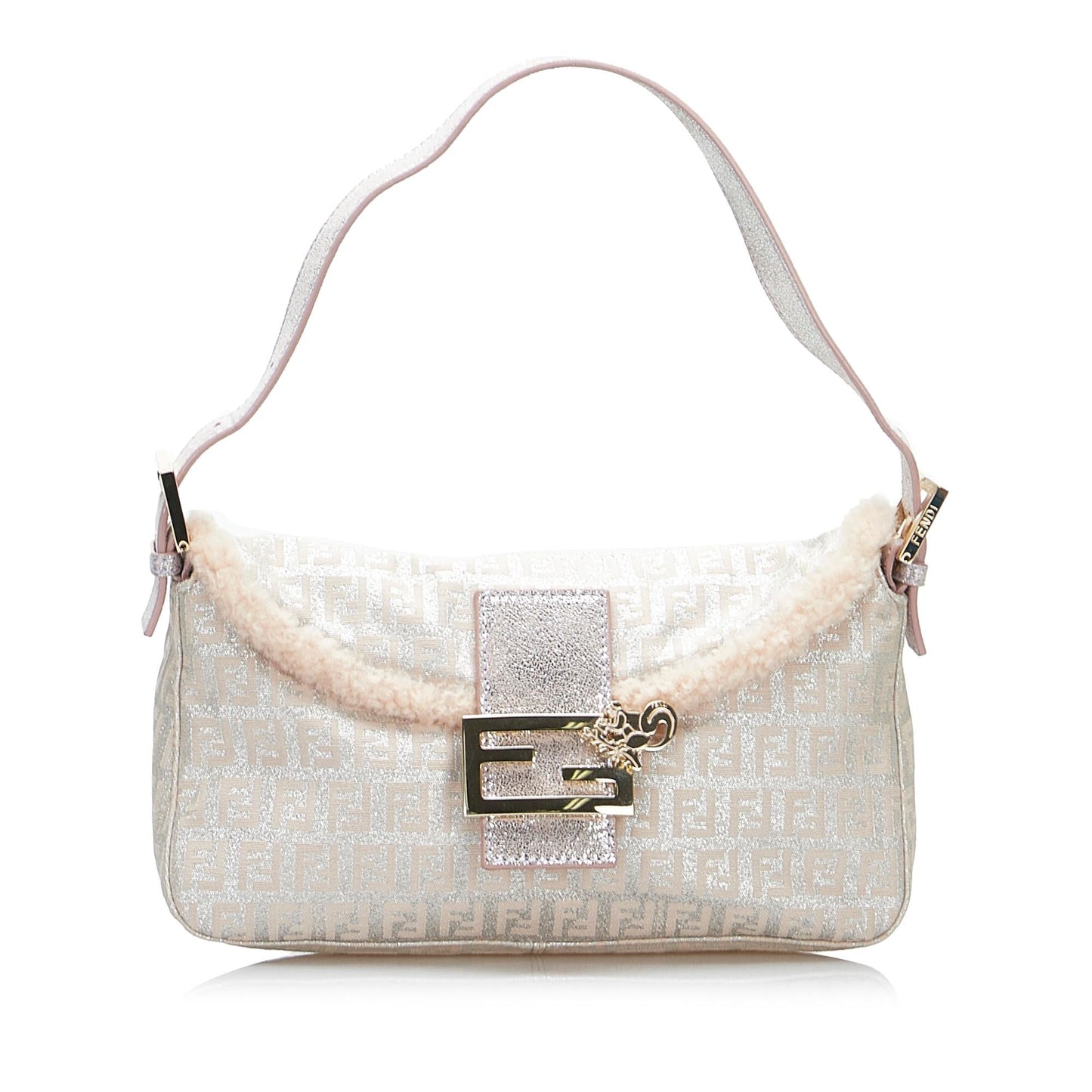 Fendi Metallic Zucchino Baguette