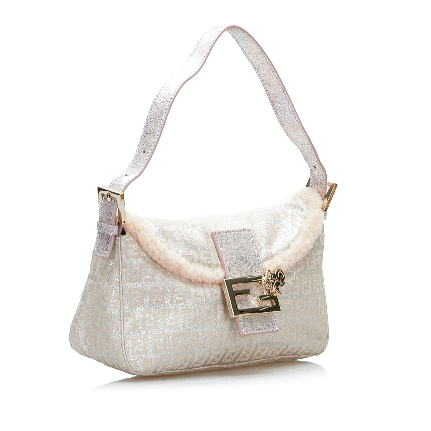 Fendi Metallic Zucchino Baguette (kfW9gT)