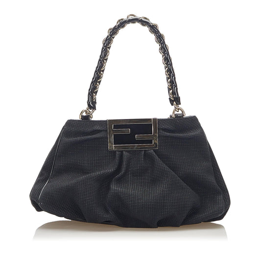 Fendi Mia Canvas Shoulder Bag (31699)