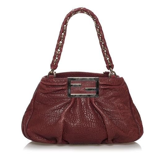 Fendi Mia Leather Shoulder Bag (29685)