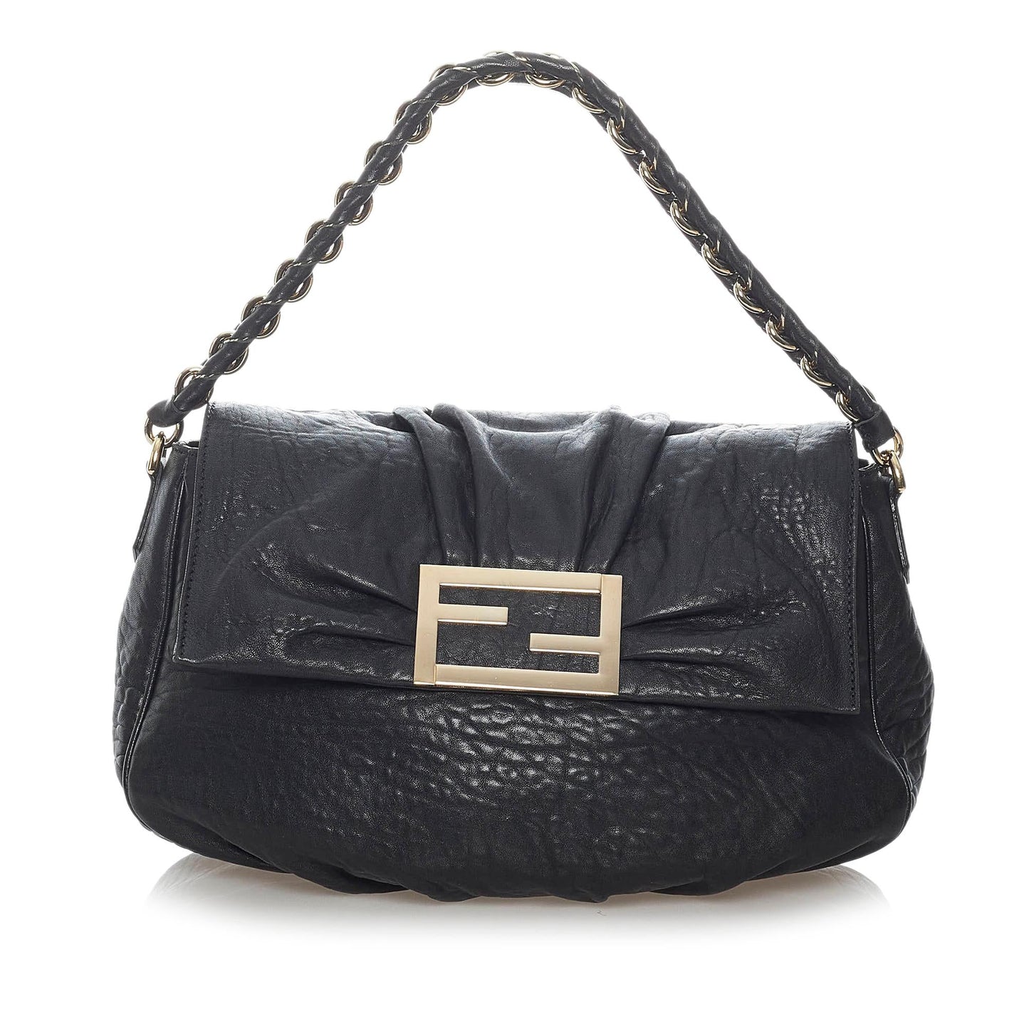 Fendi Mia Leather Shoulder Bag (30558)