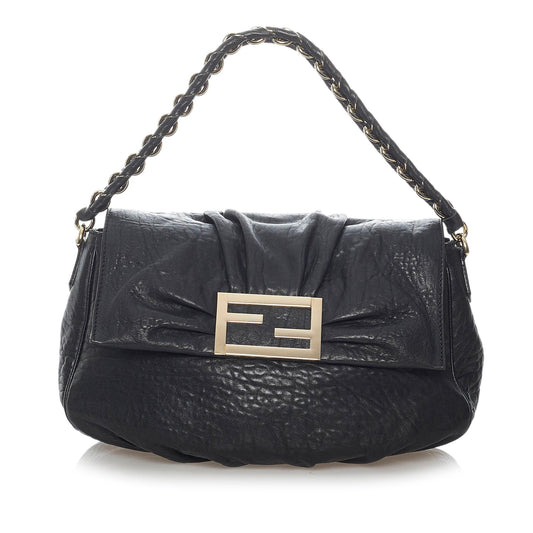 Fendi Mia Leather Shoulder Bag (30558)