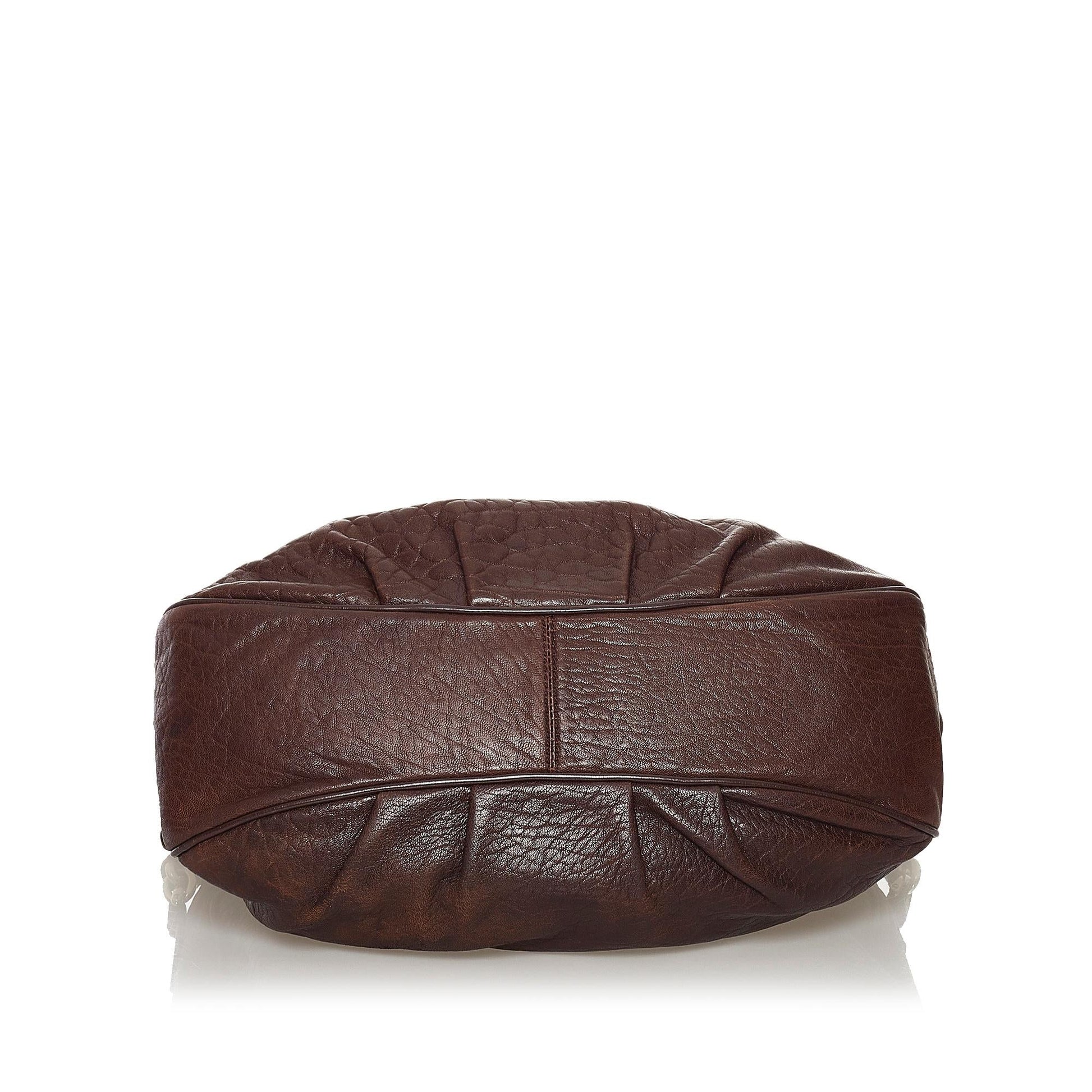 Fendi Mia Leather Shoulder Bag