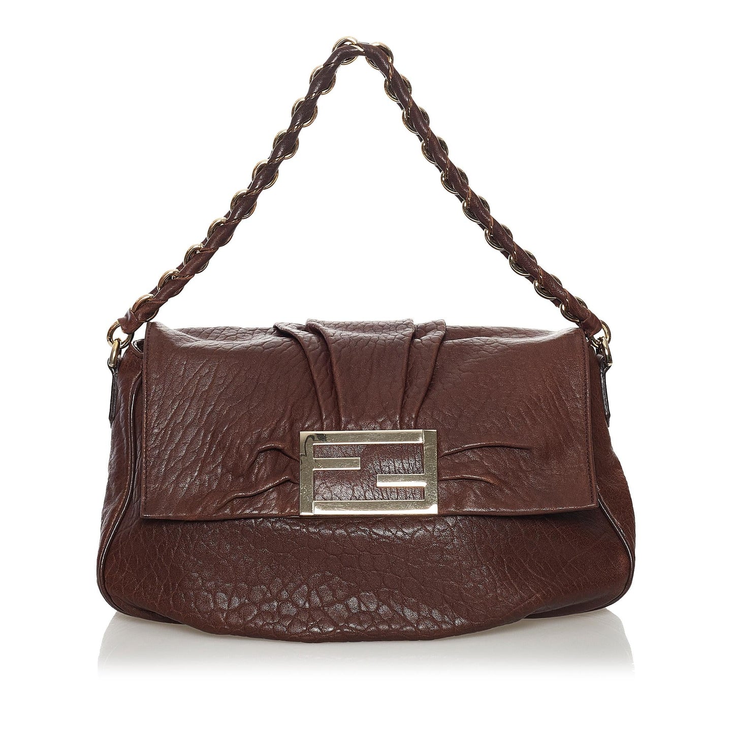 Fendi Mia Leather Shoulder Bag (33538)