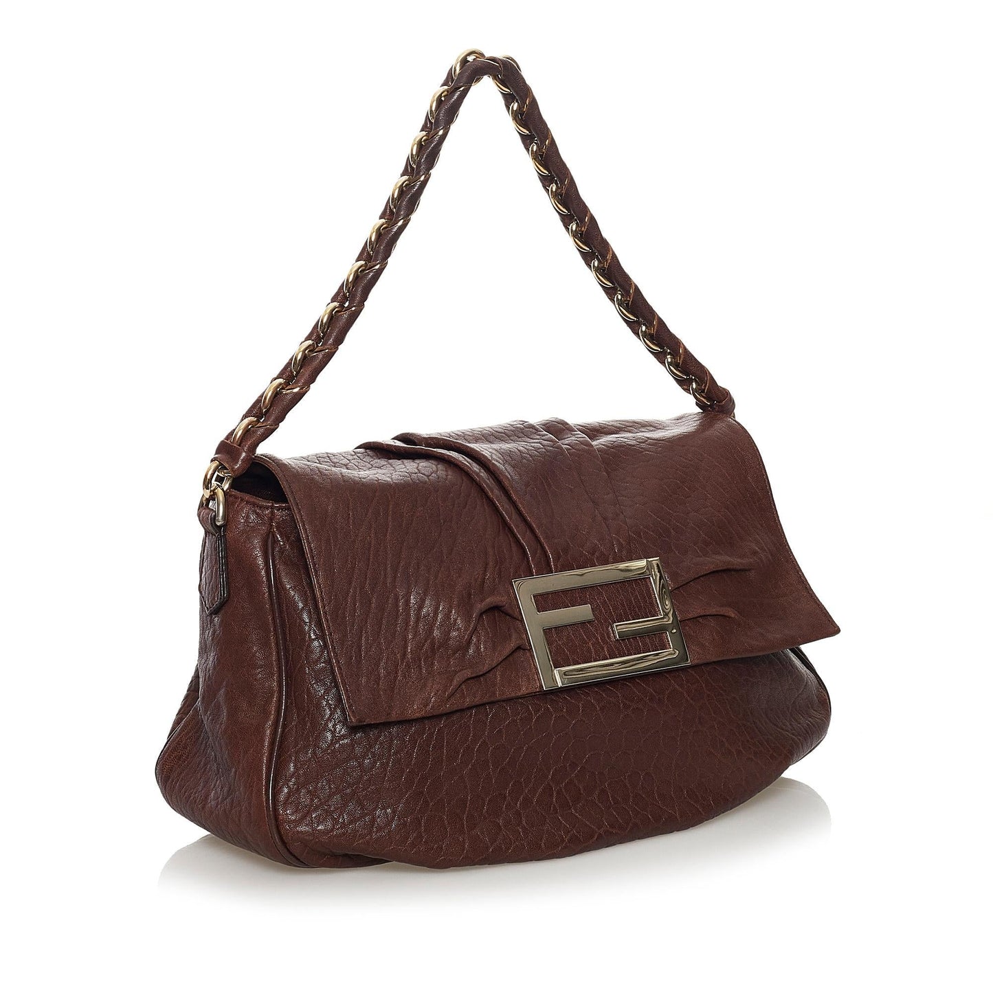 Fendi Mia Leather Shoulder Bag (33538)
