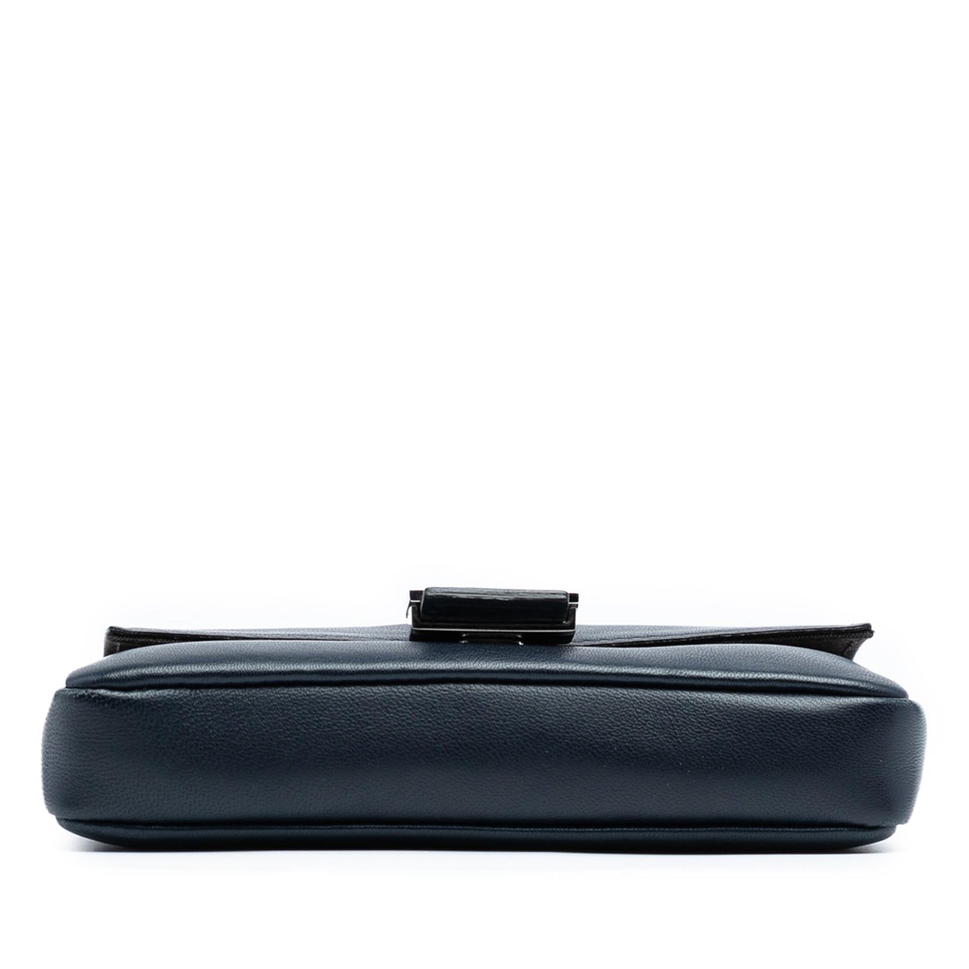 Fendi Micro Leather Baguette Satchel