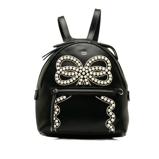 Fendi Mini By The Way Ribbon Pearl Backpack (ojljc6)