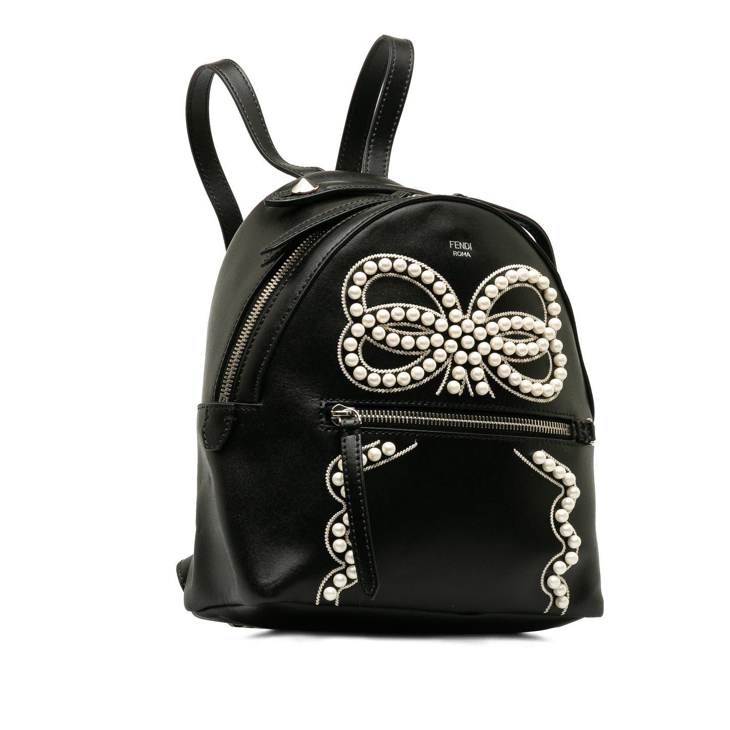 Fendi Mini By The Way Ribbon Pearl Backpack (ojljc6)