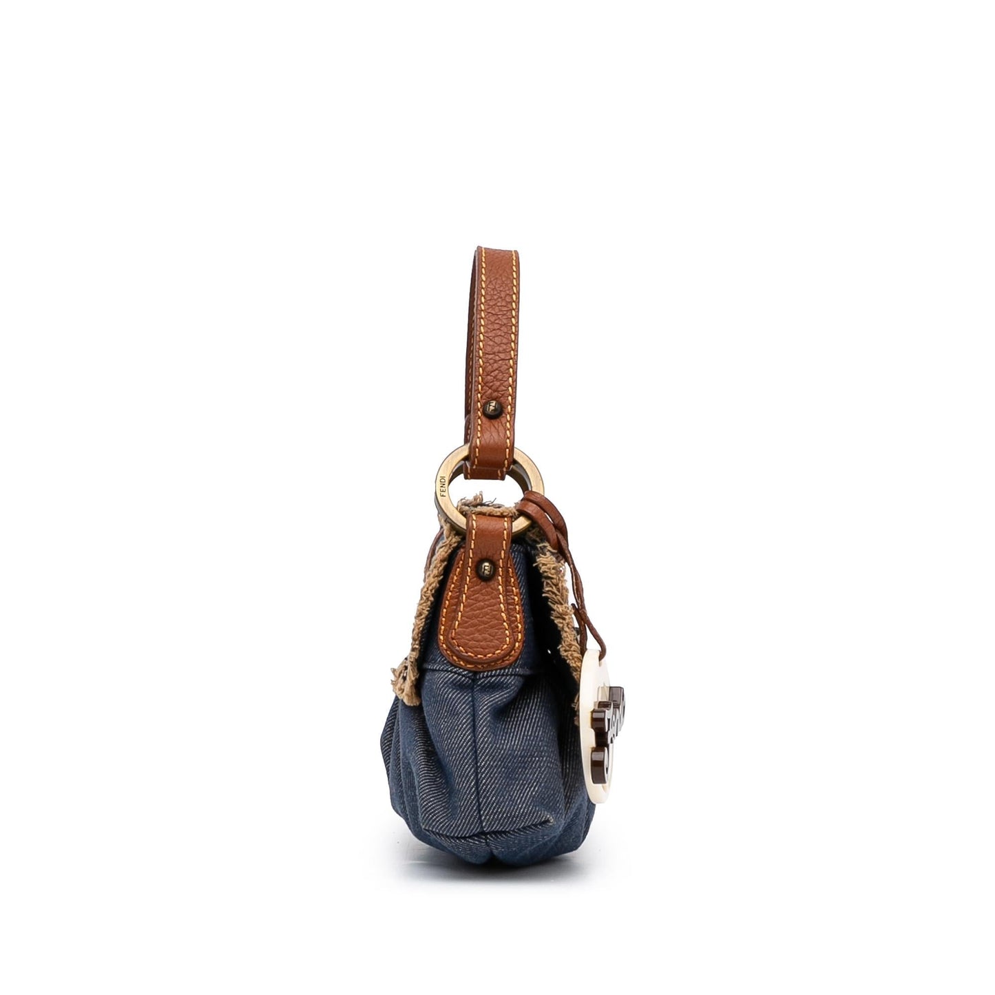 Fendi Mini Denim Chef Flap (vrfIWN)