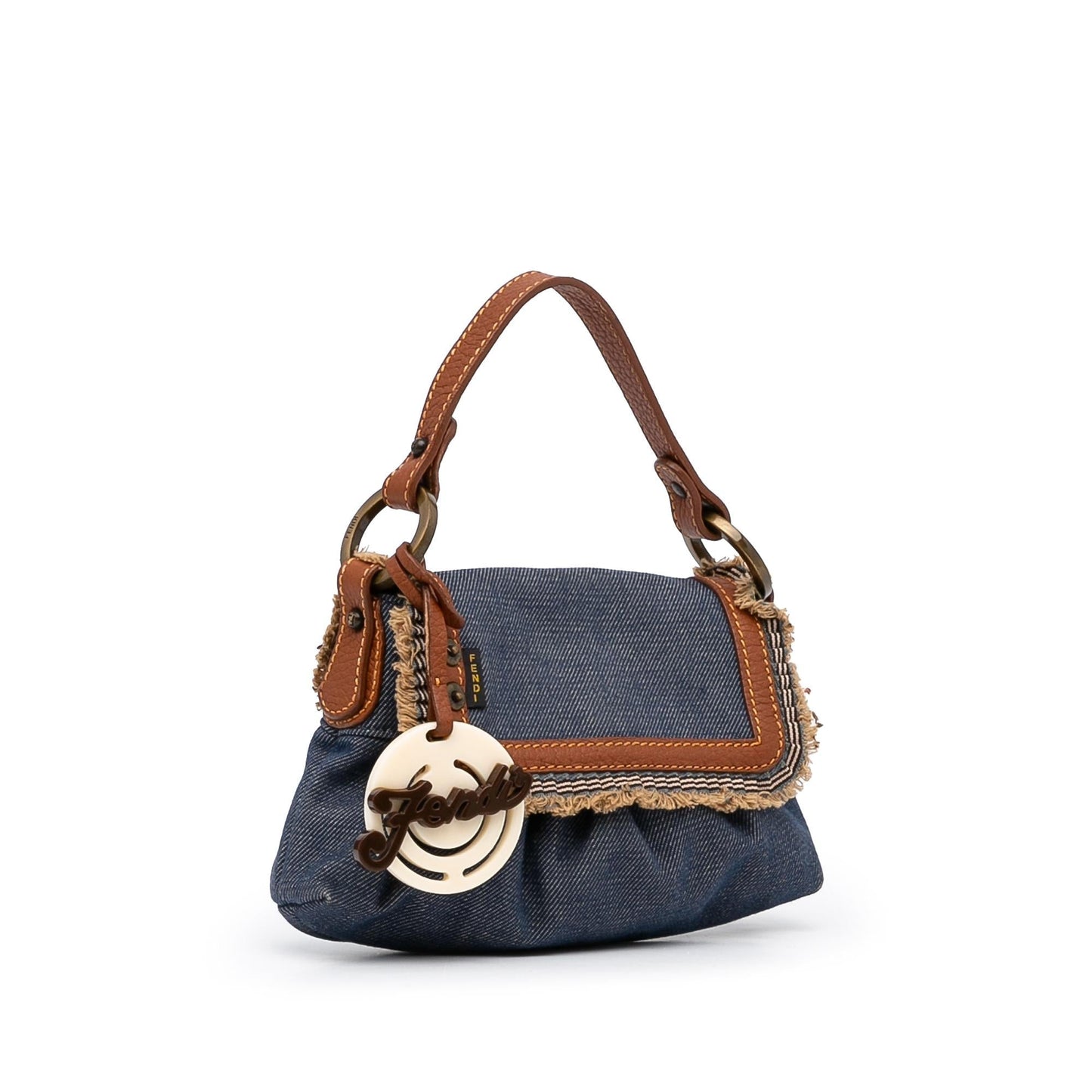 Fendi Mini Denim Chef Flap (vrfIWN)