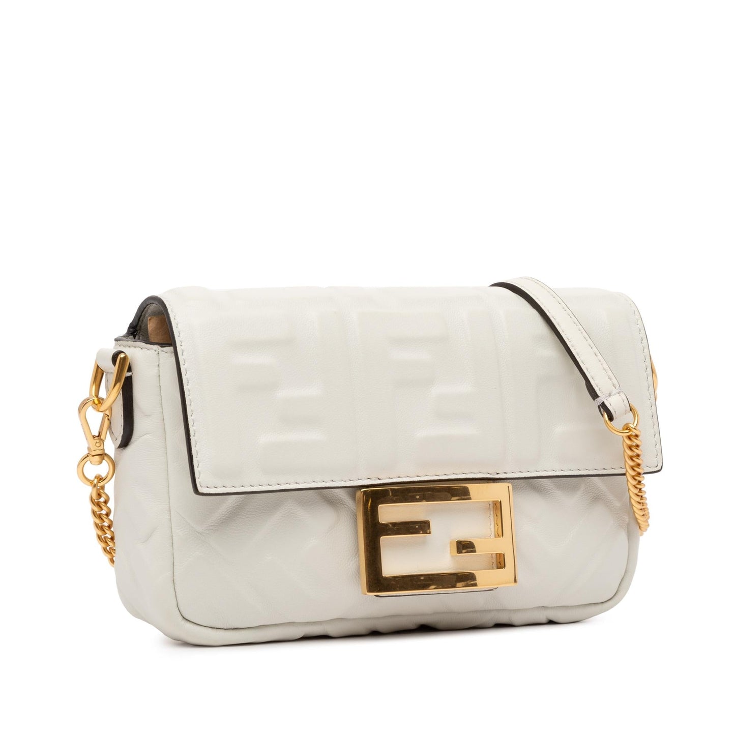 Fendi Mini Embossed Zucca Baguette Satchel (snGNtj)