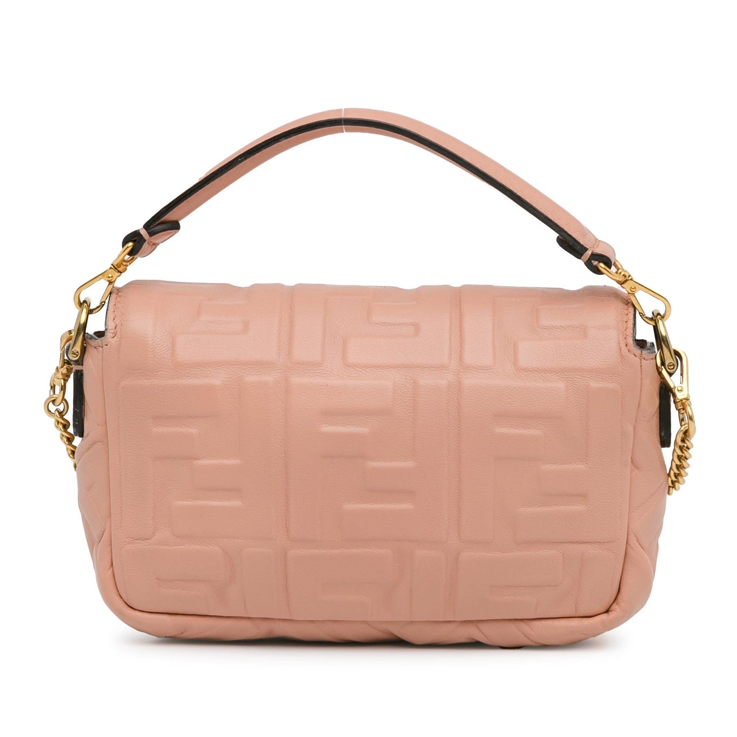 Fendi Mini Embossed Zucca Baguette Satchel (ZZKfNk)