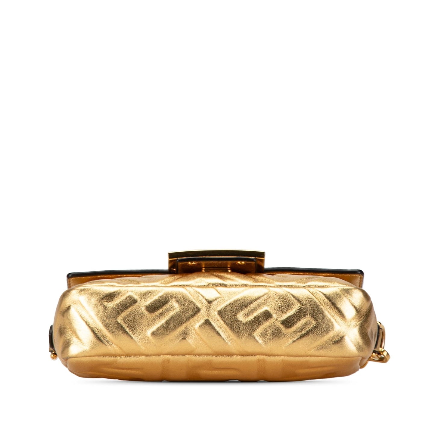 Fendi Mini Embossed Zucca Baguette Satchel (Nn3PEu)